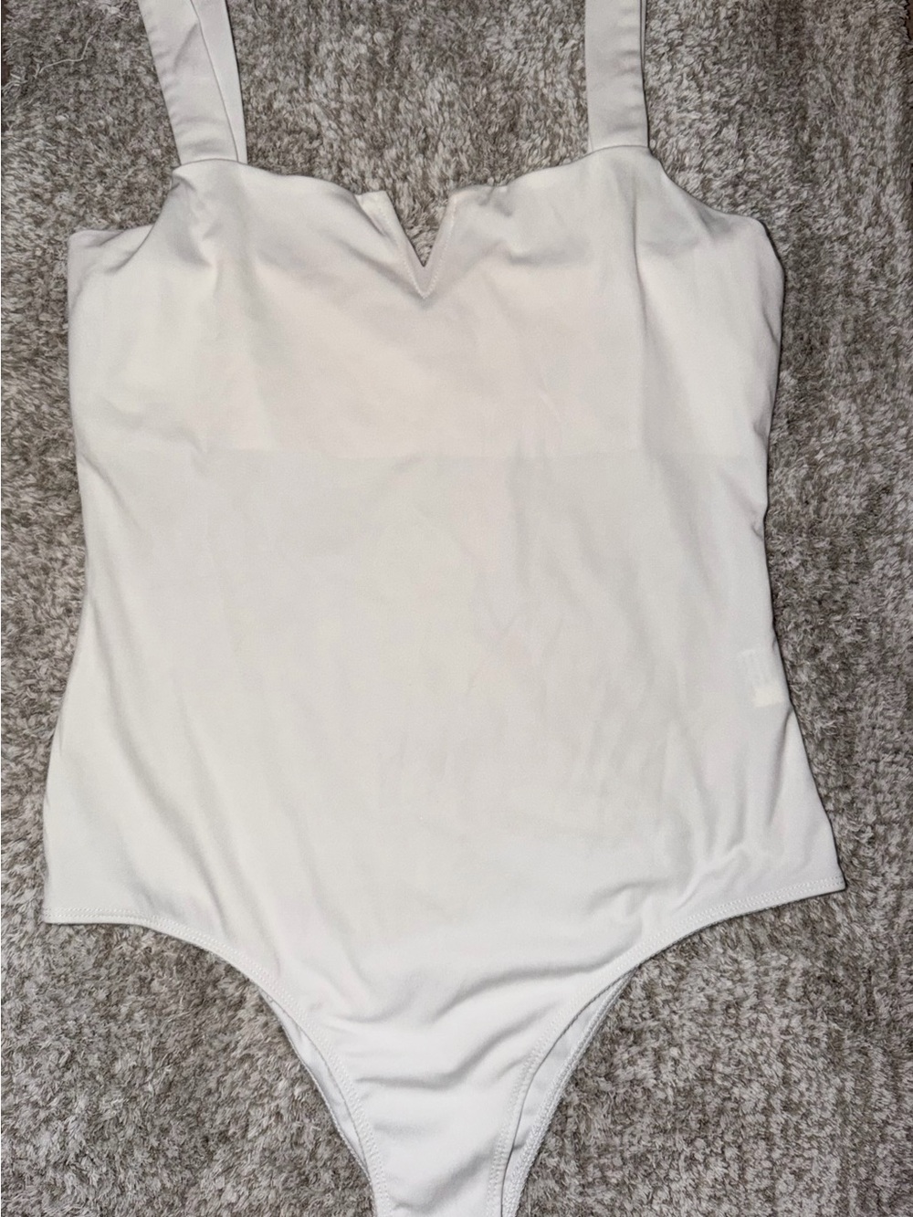 White bodysuit- Classic Solid